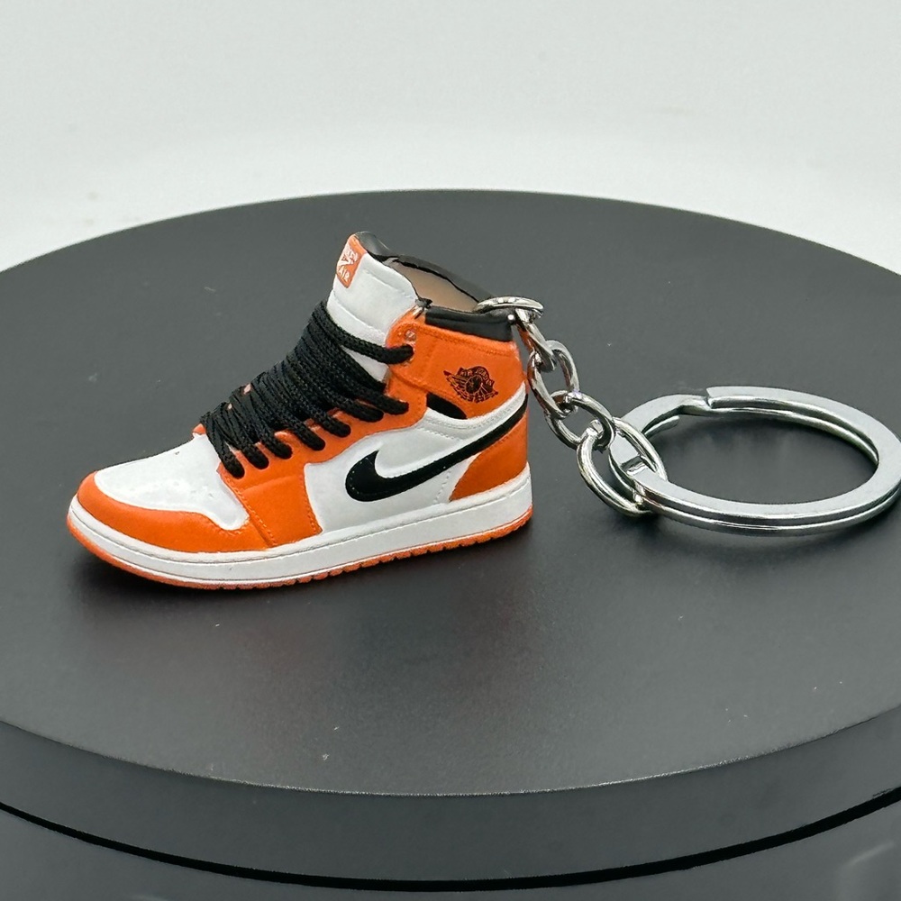 Orange and White Sneaker Keychain NEW